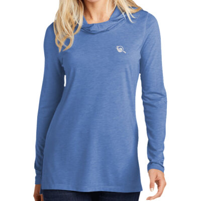 LST406 - Ladies PosiCharge ® Tri Blend Wicking Long Sleeve Hoodie Thumbnail