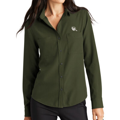 MM2013 - Women's Stretch Crepe Long Sleeve Camp Thumbnail