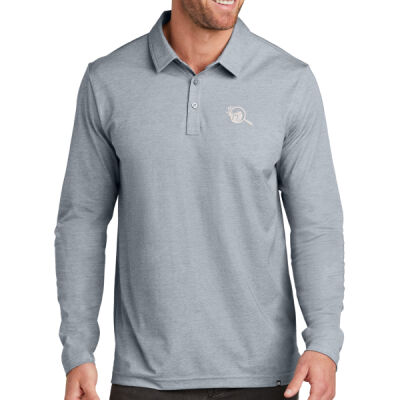 TM1MZ343 Travis Mathew - Oceanside Heather Long Sleeve Polo Thumbnail