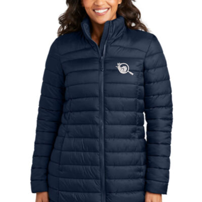 L365 - Port Authority® Ladies Horizon Puffy Long Jacket Thumbnail